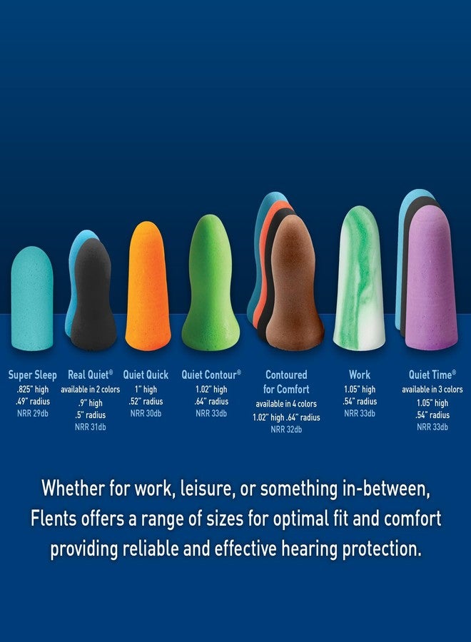 Flents Protechs Reusable Sport Ear Plugs, Ideal For Extreme Noise, Reduces Pressure And Background Noise, 8 Pairs With Travel Size Case, Easy Use With Comfort Fit, NRR 33, Orange, Made In The USA - Image 5